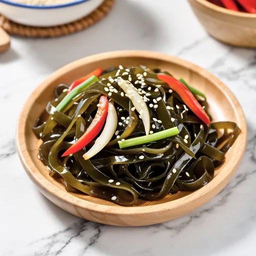 Tangy Seaweed and Bell Pepper Salad