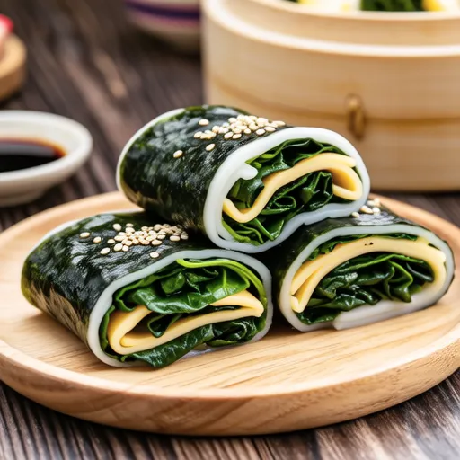 Chikuwa and Cheese Nori Rolls