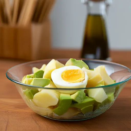 Simple Salad of Avocado and Potato