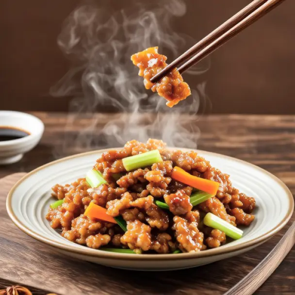 Pork Mince and Celery Drop Fry
