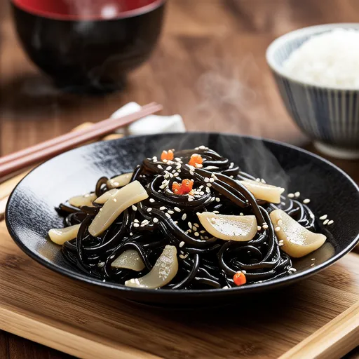 Simmered Burdock and Hijiki