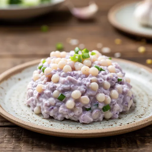 Satoimo and Cod Roe Mashed Salad