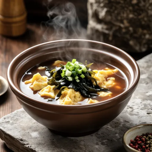 Egg Seaweed Soup