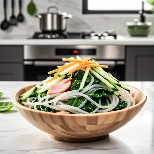 Spinach and Glass Noodle Salad