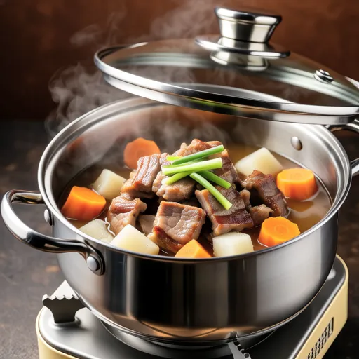 Rice Cooker Simmered Konjac and Pork Intestines