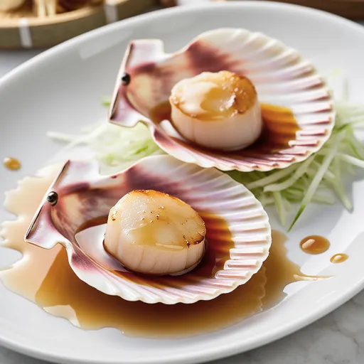 Scallops with Ponzu and Grated Daikon