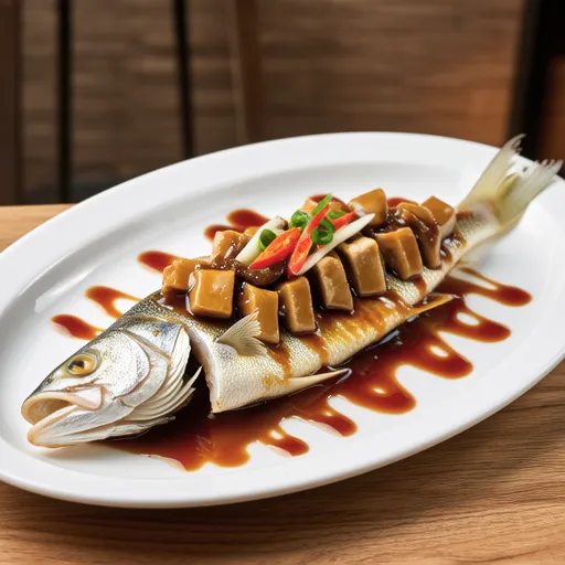 Sanma with Vegetable Ankake