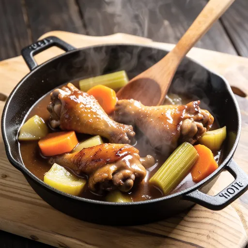Chicken and Burdock Simmered Dish