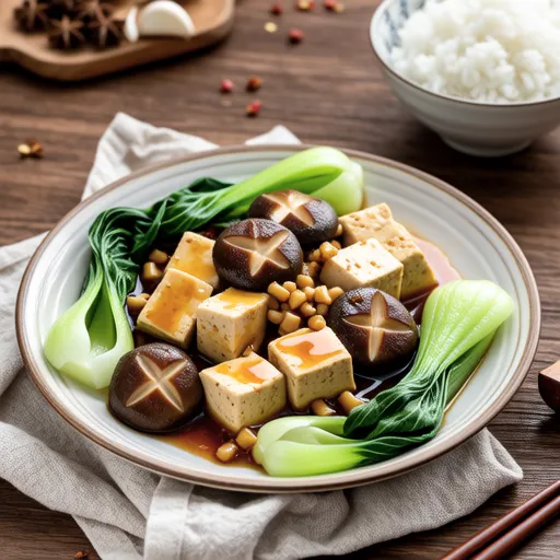 Stir-fried Bok Choy and Tofu