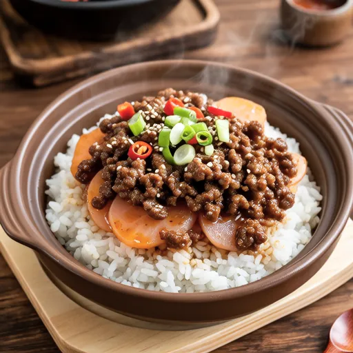 Beef and Radish Rice Bowl