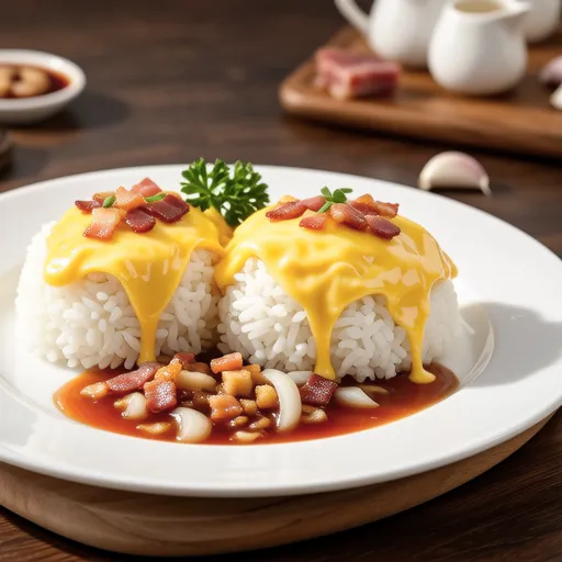 Cheese Sauce Omurice