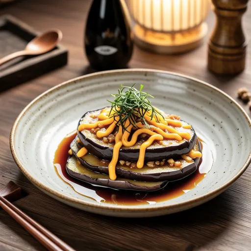 とろろ昆布と納豆ナス