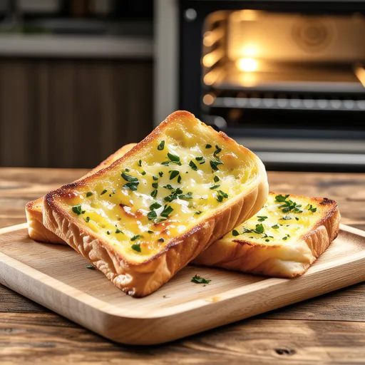 Garlic Bread from Leftover Bread