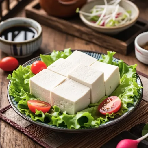 Simple Soft Tofu Salad - Diet Recipe