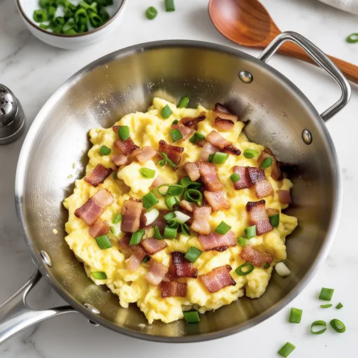 Simple Bacon Egg Stir-fry