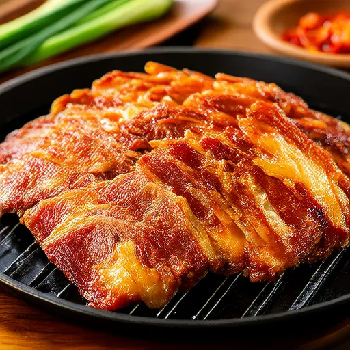 Panceta de cerdo a la parrilla