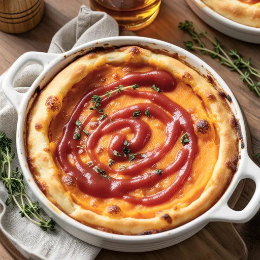 Sweet Potato Pizza Gratin