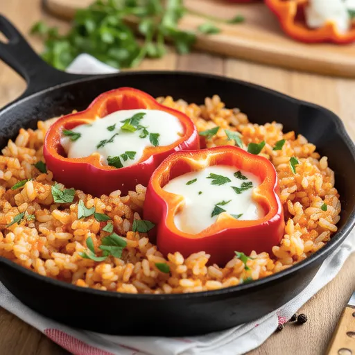 Paprika Ring Cheese Fried Rice