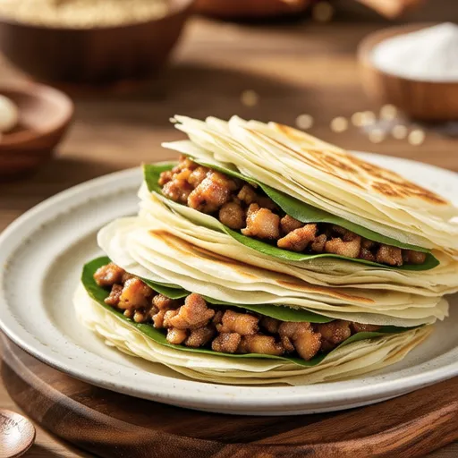 Perilla Leaf Pancakes (Kkaennip Jeon)