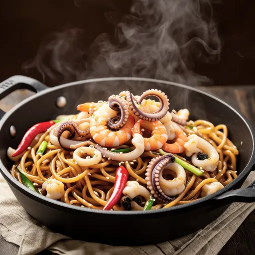 Seafood Stir-fried Udon