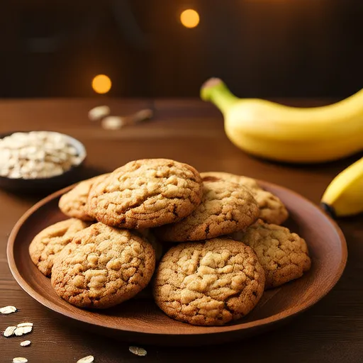 Simple Banana Oatmeal Cookies