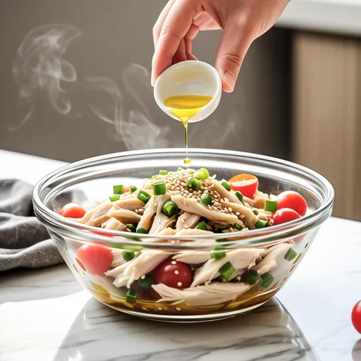 Chicken and Tomato with Addictive Lemon Salt Sauce