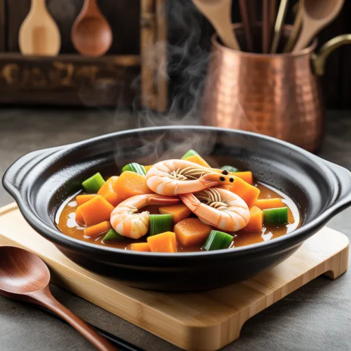 Carrot and Shrimp Miso Stir-fry