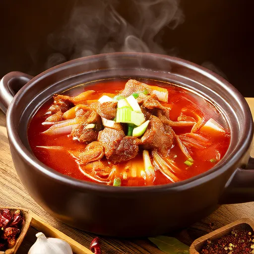 Spicy Beef Soup Dish
