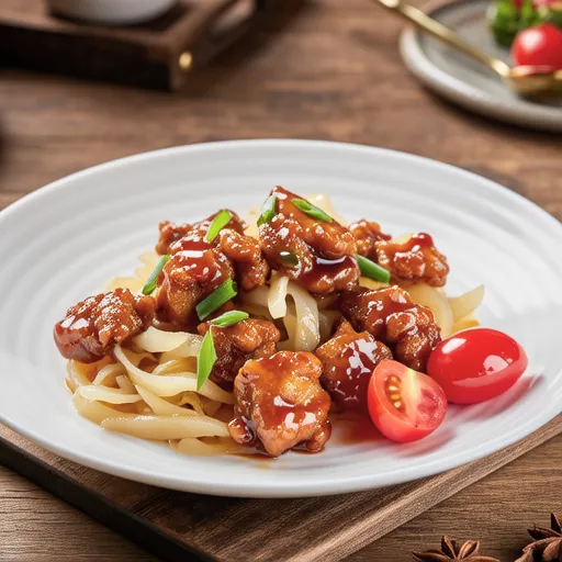 Konjac and Chicken Teriyaki Stir-fry