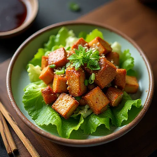 Salade de Porc et Tofu Sautés