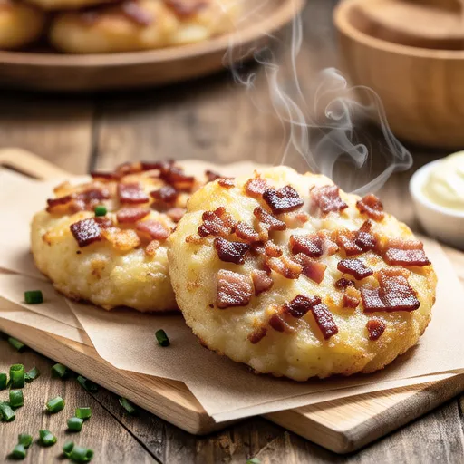 Bacon and Potato Hanpen Patties