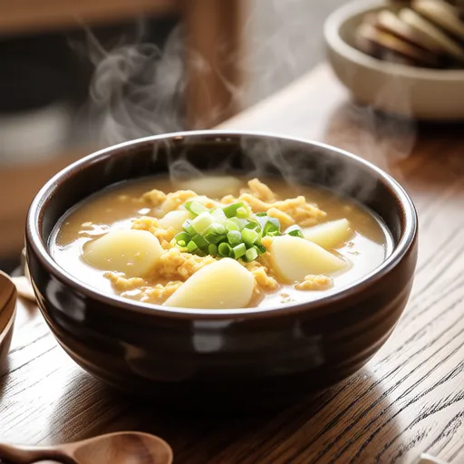 Potato Egg Soup Recipe