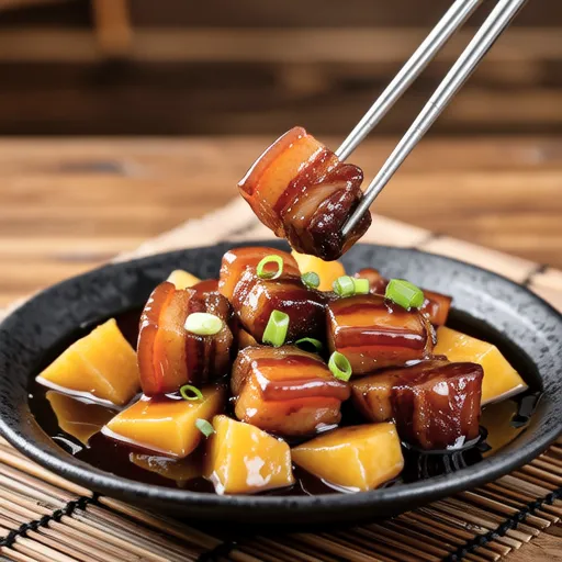 Sweet and Savory Stir-Fried Pork Belly with Winter Melon