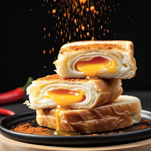 Spicy Mayo Egg Toast