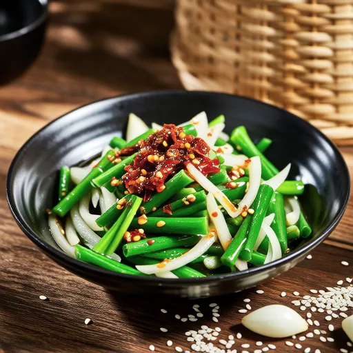 Chive and Onion Salad