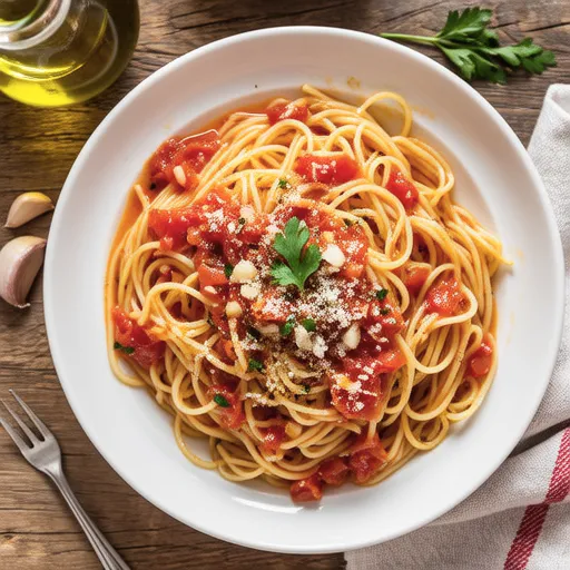 Garlic Tomato Pasta