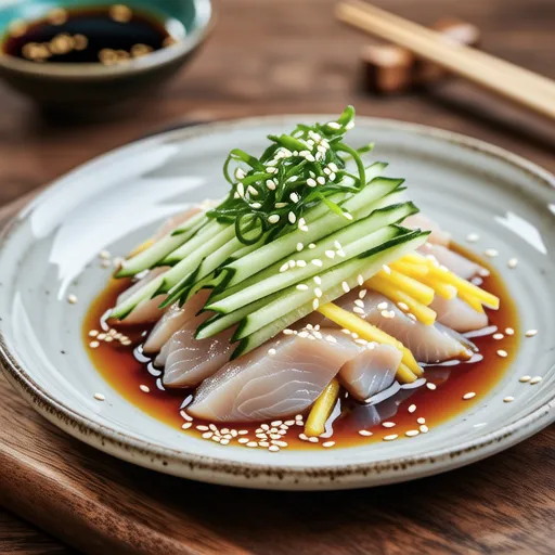 Yellowtail Sesame Ponzu Salad