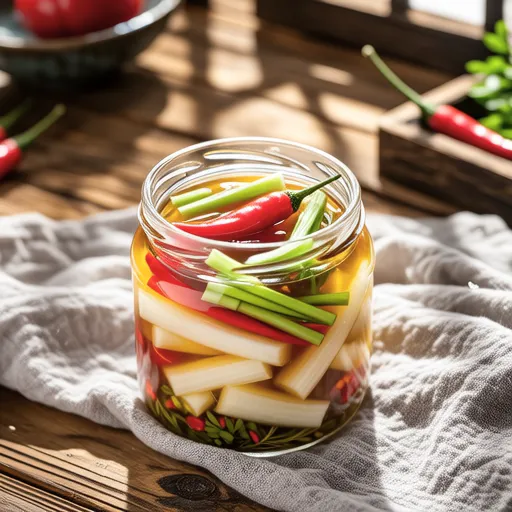 Sweet and Tangy Korean Radish Pickles