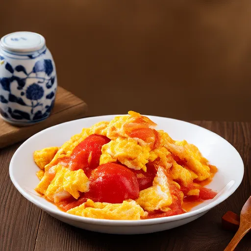 Ovos Mexidos com Tomate