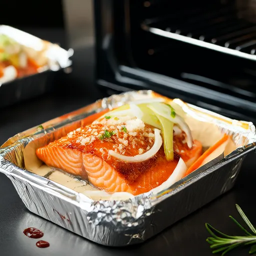 Salmón al papillote