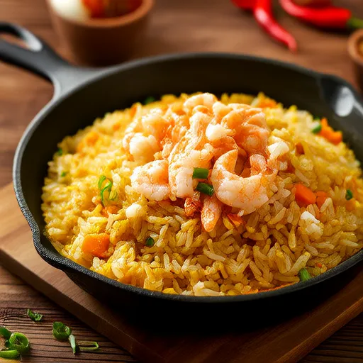 Riz sauté au crabe