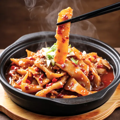 Spicy Stir-fried Fish Cake