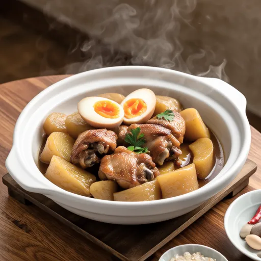 Simmered Daikon and Chicken