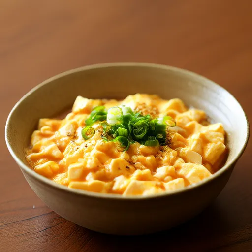 Simple Diet-Friendly Soft Tofu Egg Steamed Dish
