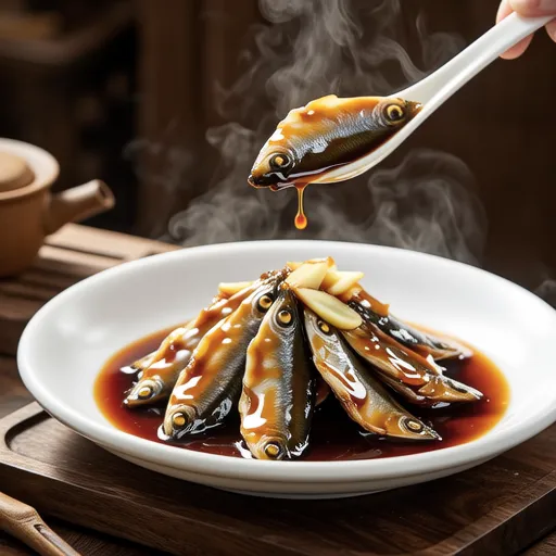 Sweet Soy Simmered Sardines