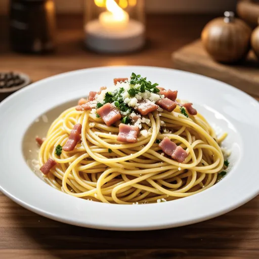 Bacon Garlic Spaghetti
