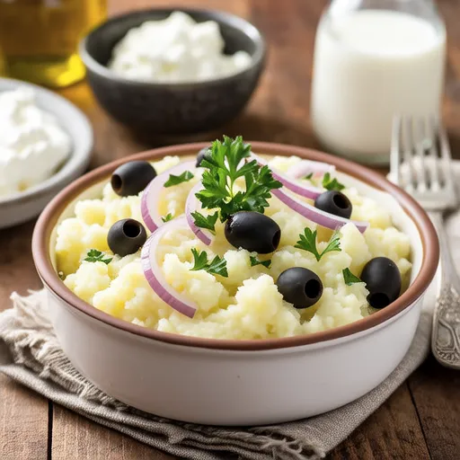 Olive and Cheese Potato Salad