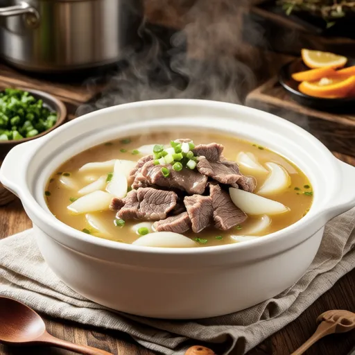 Keto-Friendly Beef Radish Soup