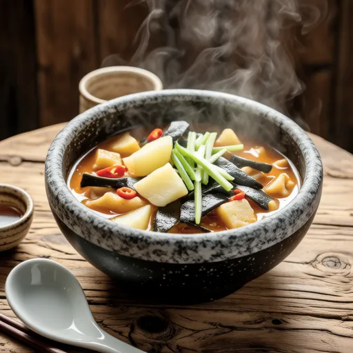 Potato Sujebi (Korean Hand-torn Noodle Soup)