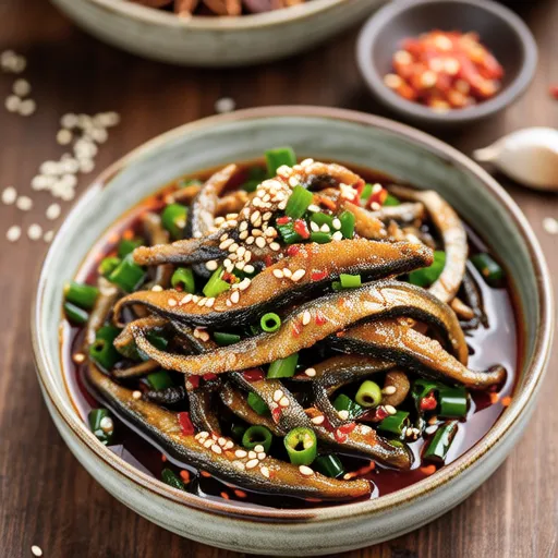 Simple and Delicious Green Onion Anchovy Salad